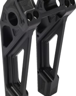 Kodlin USA Fastback Risers 8in Black For Harley-Davidson Digital Gauge