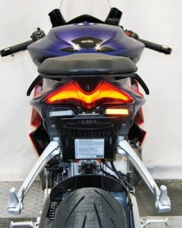 New Rage Cycles Fender Eliminator Kit Black Fits 21-24 Aprilia RS 660