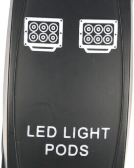 Open Trail Pro Rocker Switch LED Backlit Light Pods Universal
