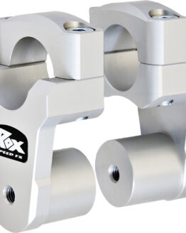 Pivoting Handlebar Riser 2" Silver