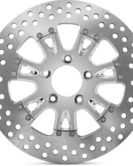 Chrome 11.8" Rear Brake Rotor by Performance Machine