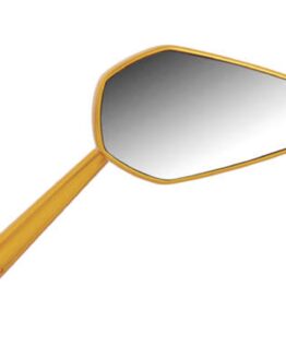 Arlen Ness Mini Stocker Mirror Right Side Gold