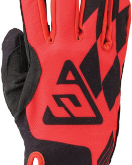 Answer 25 Ascent Prix Gloves Red/Black Youth Large