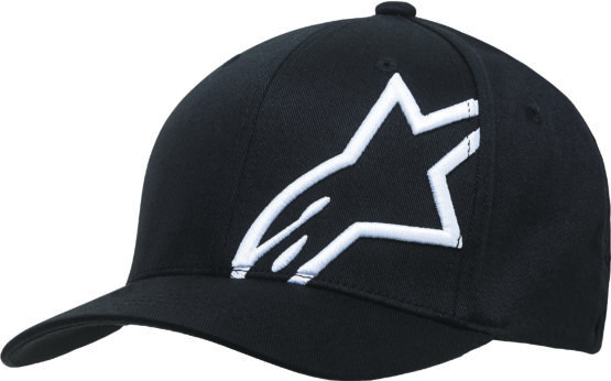 Corporate Shift 2 Curved Brim Hat Black/White Small/Medium