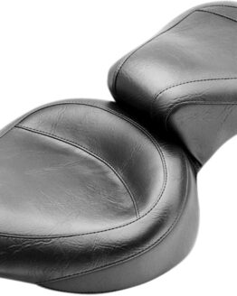 Smooth Vinyl 2-Up Seat - Black