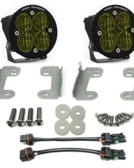 Baja Designs Fog Pocket Kit Squadron Amber Lens SAE Fits 18-20 Jeep JL Sahara