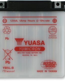 Yuasa YB5L-B Yumicron 12 Volt Motorcycle Battery