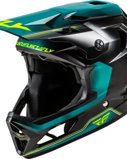 Fly Racing Rayce Repeat Bicycle Helmet Black/Teal/Hi-Vis MD