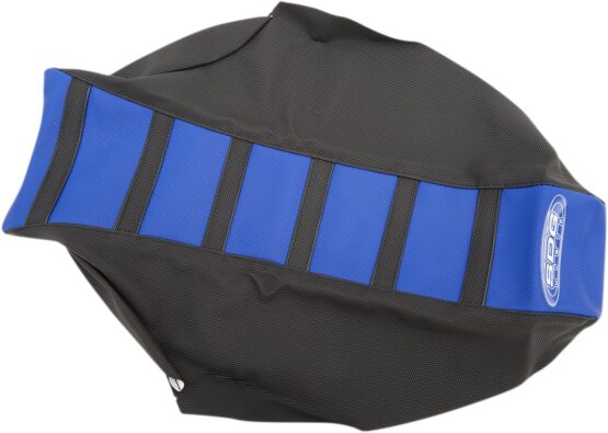 6-Rib Water Resistant Seat Cover Black/Blue