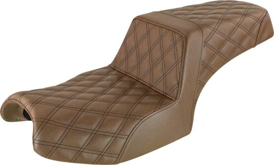 Step-Up Lattice 2-Up Seat Brown