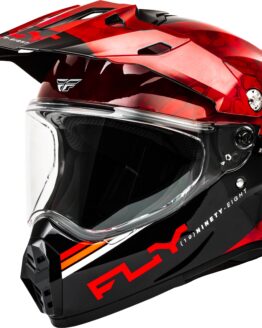 Fly Racing Trekker Kryptek Conceal Helmet Red/Black XL