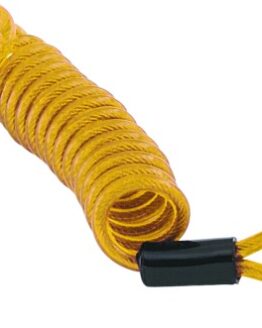 Bikemaster Bully Disc Lock Reminder Cable 4ft Yellow