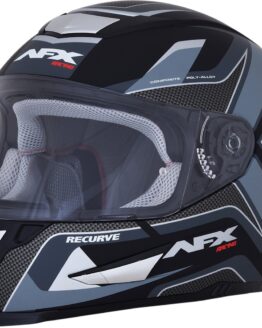 FX-99 Full Face Street Helmet Matte Black/Gray Large