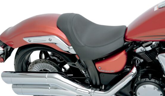 Smooth Vinyl Solo Seat Black Low Profile - Image 2