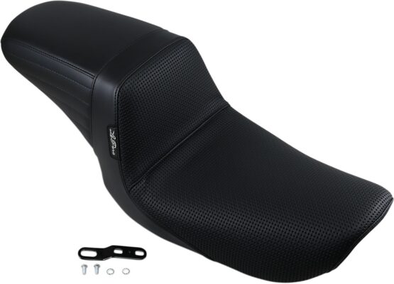 Kickflip Basketweave Vinyl 2-Up Seat Black Foam