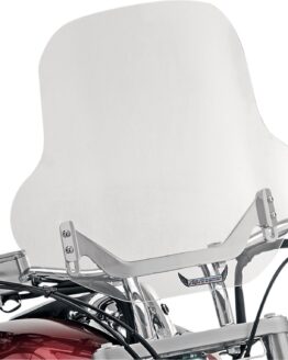 Billet Series Handlebar Mount B-Wing Windshield 18" Clear