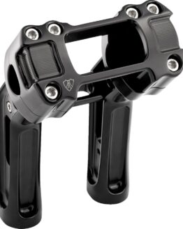 Arlen Ness Method Kickback Handlebar Riser 7in Black For Softail Gauge