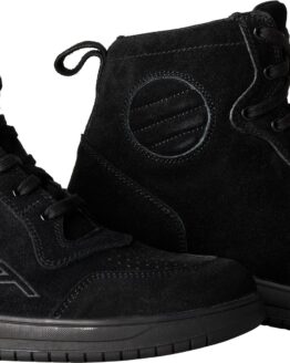 RST HiTop Moto Sneaker CE Boot Black Suede Size 10