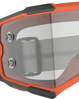 Scott Fury Goggle Orange/Grey Clear Lens Adult