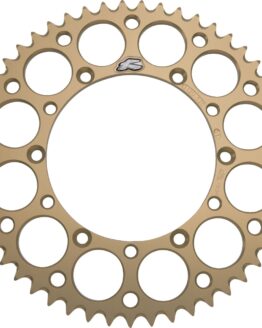 Renthal Rear Sprocket 51T Tan Fits 04-23 Kawasaki KX125/KX450XC