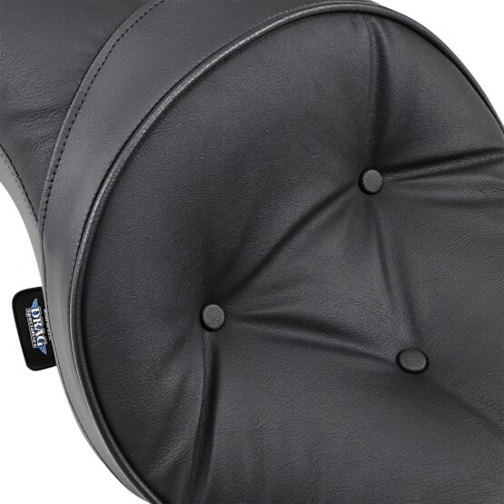 Low-Profile Pillow Vinyl 2-Up Seat - Black - Image 2