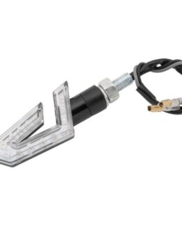 BikeMaster LED Director Turn Signals Pair Black/Amber