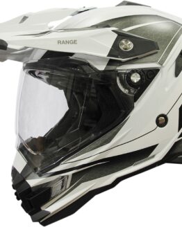 FX-41DS Range Full Face Dual-Sport Helmet Matte White Large