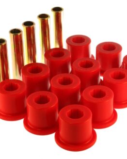 Energy Suspension Leaf Spring Bushing Set Red 3.2106R Fits GM 2 & 4X4