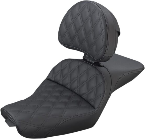 Explorer 2-Up Seat Black w/Backrest