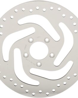 Polished Drilled Front Brake Rotor 300mm Counterbore