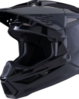 Alpinestars SM3 Solid Helmet Black Gloss Medium