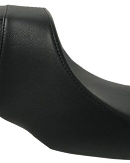 Danny Gray Weekday 2-Up Seat Plain Black For Harley FL 2023-2024