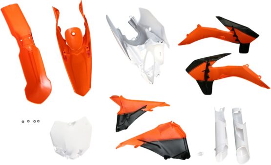 Full Plastic Kit - Orange/White/Black Original 2014 - Image 3