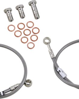 Stainless Steel Front Brake Line Kit - 2 Lines