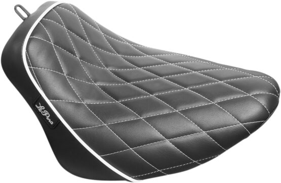 Bare Bones Diamond Vinyl Solo Seat Black/White