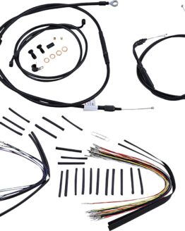 Extended Black Control Cable Kit 14" tall bars