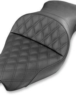 Explorer Touring Lattice Stitched 2-Up Seat - Black