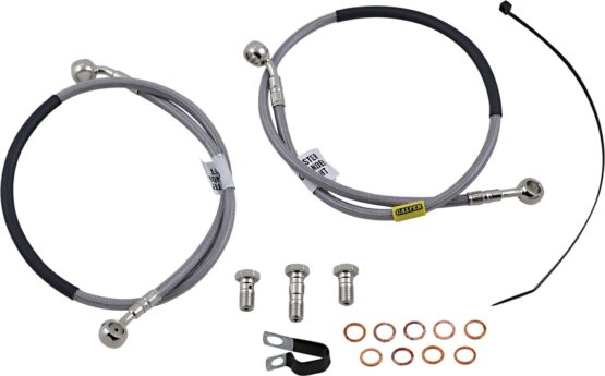 Stainless Steel Front 2-Lines Brake Line Kit