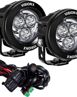 Vision X CG2 Light Cannon 3-3/4in Multi LED Clear Lens Black