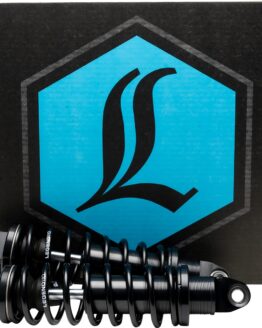 Legend Revo 13in Heavy-Duty Coil Suspension Black For Harley Dyna