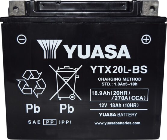 YTX20L-BS AGM Maintenance Free VRLA Battery