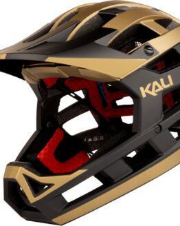 KALI Invader 2.0 Bicycle Helmet XS-M Matte Black/Gold Unisex Full Face