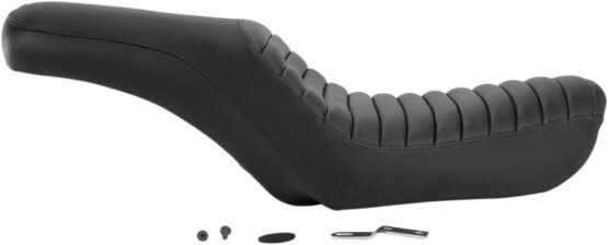 Profiler Tuck and Roll Leather 2-Up Seat Black Gel Lowest