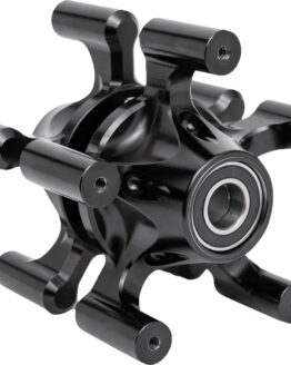 Arlen Ness Spider Front Wheel Hub Dual Disc Black For Harley FLT Touring