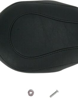 Tripper Stitched Synth. Leather Pillion Pad - Black