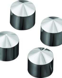 Kuryakyn Peaked Rocker Box Bolt Covers 6pc Twin Cam Milwaukee-8