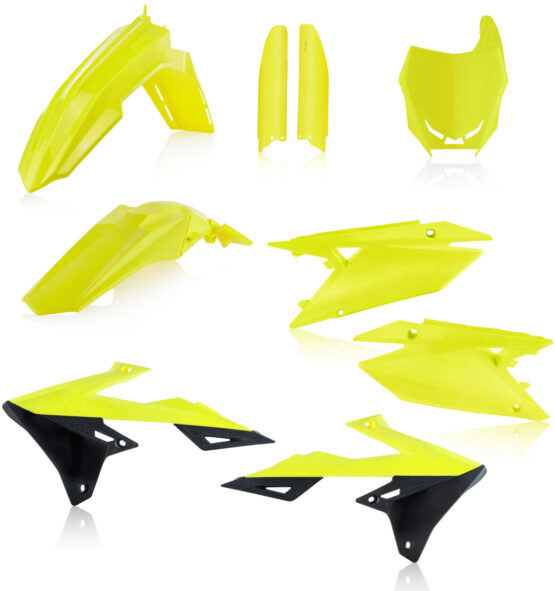 Full Plastic Kit - Fluorescent Yellow/Black