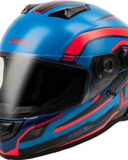 GMAX FF-18 Drift Full Face Helmet Black/Blue/Red Large