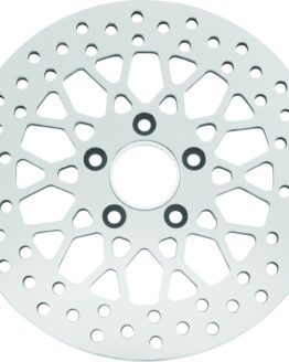 Biker's Choice 11.5in Rear Mesh Polished Brake Rotor