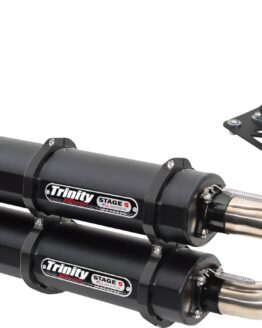 Stage 5 Slip On Exhaust - Dual Cerakote Mufflers